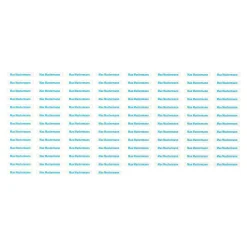 Die moderne Hausfrau Wäscheetiketten, 100 Stück blau