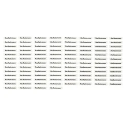 Die moderne Hausfrau Wäscheetiketten, 100 Stück schwarz