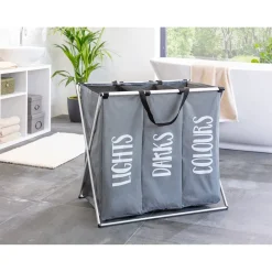 Die moderne Hausfrau Wäschesammler „Trio“