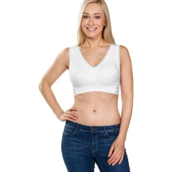Damen Die moderne Hausfrau Wunder-BH weiß