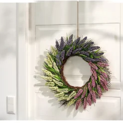 Die moderne Hausfrau XXL-Dekokranz "Erikablumen"