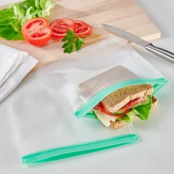 Die moderne Hausfrau Zip-Beutel „mehrweg“, 2 Stück