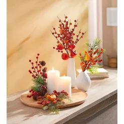 Die moderne Hausfrau Zweig zum Stecken Apfel